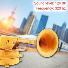 12V Super Loud All Metal Train Horn No Need Compressor for Truck / Boat / Lorry