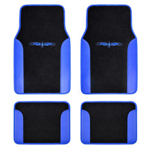 Car Floor Mats 4 Pieces Set Carpet Rubber Backing All Weather Protection