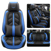 Universal PU Leather Luxury Look Car Seat Covers Front Rear Cushion Interior New