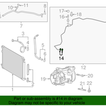 Genuine Toyota A/C Refrigerant Line O-Ring 90099-14158