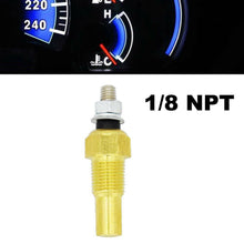 1/8 NPT Sensor Unit Oil Water Temperature Temp Sender Car Truck Electric Gauge