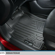 SMARTLINER Floor Mats Cargo Liner For Nissan Rogue 14-20 Black A0151/B0151/D0151