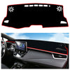 1pc Car Dashboard Dash Mat Cover Black&Red DashMat Sun Pad for Corolla 2019-2020