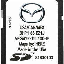 Latest 2018 2019 Mazda3 Mazda6 CX3 CX5 Navigation SD CARD BHP1 66 EZ1J USA / CAN