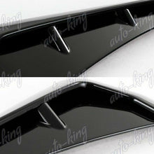 For 2016-2020 Honda Civic Glossy Black ABS Side Fender Vent Air Wing Cover Trim