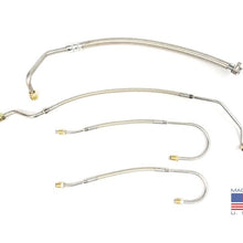 1963-79 Corvette Power Steering Hose Kit Stainless SBC