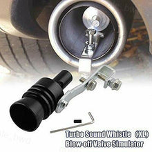 Car Turbo Sound Whistle Exhaust Pipe Muffler Auto Blow-off Valve Simulator 4Size