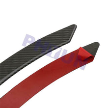 2Pcs Carbon Fiber Car SUV Side Fender Panel Protector Sticker Scratch Decoration