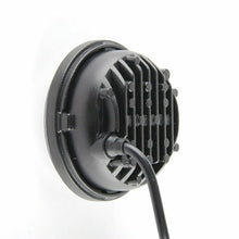 75W 7" LED Projector Headlight + Passing Lights Fit for Harley Touring Chrome