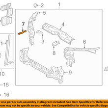 TOYOTA OEM 14-16 Corolla Radiator Core Support-Mount Bracket Right 5327302110