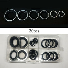 30PCS Air Conditioning Compressor Gaskets Seals R134a Repair 6 different sizes