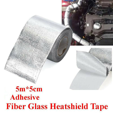 Car Silver Aluminum Foil High Temperature Wrap Tape Reflective Heat Tape Barrier