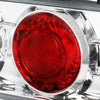Fit 93-97 Mazda MX6 MX-6 Chrome Housing Tail Light Brake/Parking/Reverse Lamps