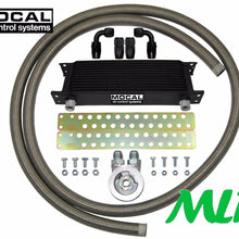 IMPREZA WRX STI TURBO 4WD MOCAL -10 S/S BRAIDED HOSE OIL COOLER KIT ZQBFK-M20