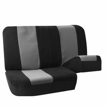 Seat Covers Premium Fabrics Universal Gray Black For Auto Car SUV Van Full Set