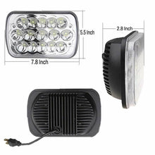 2pcs H6054 7x6 LED Headlight Sealed Beam Square Headlamp For Toyota Truck Pickup