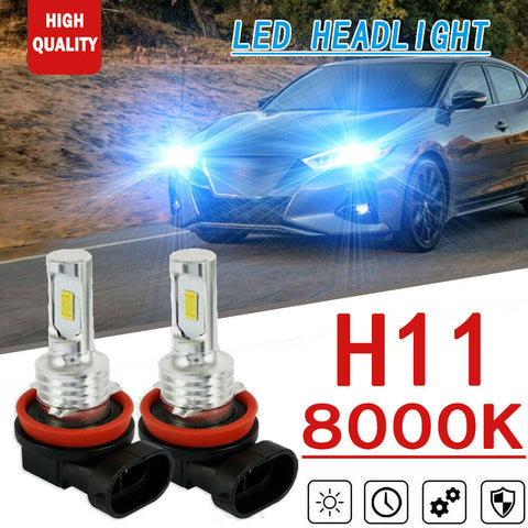 2x 35W 2SMD LED Headlights Ice Blue for Nissan Pathfinder 13-19 Maxima 09-18