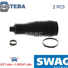 2x SWAG DRIVER SIDE BELLOWS STEERING RACK BOOT PAIR SET 30 94 5481 G NEW