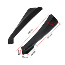 2x Car Side Skirt Rocker Splitter Winglet Wing Canard Diffuser Spoiler Accessory
