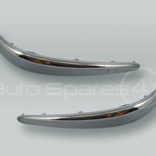 Front Bumper Molding with Chrome Trim PAIR fits 2003-2006 MB E-class W211