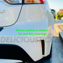 Fits 2020 Corolla SEDAN SMOKE Bumper REFLECTORS Overlays PreCut Tint Rear Tail