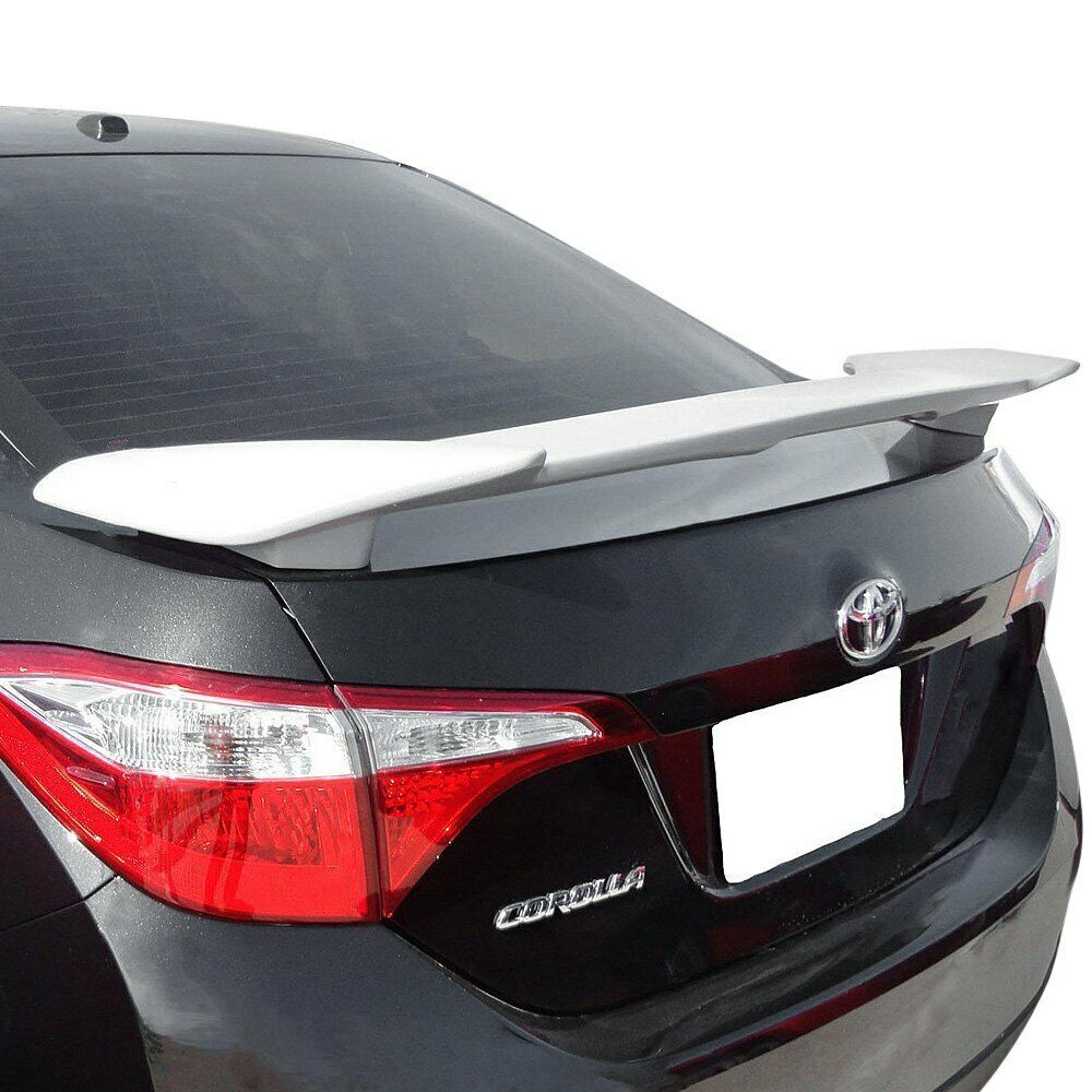 For Toyota Corolla 14-19 T5i Custom Style Rear Spoiler w Light Unpainted