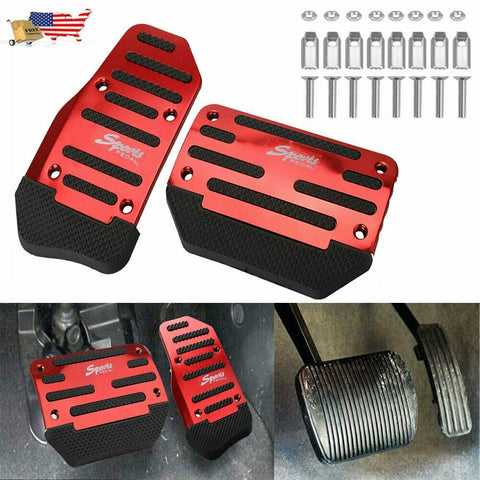 1SET Universal Non-Slip Automatic Gas Brake Foot Pedal Pad Cover Car Accessories