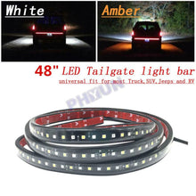 48" Running Board LED Strips White Amber Parking Light Door Step Turn Signal Bar