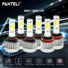 9005+9006+H11 LED Headlight Hi/Low Beam Bulb 6000K Fog Light Sets 4965W 744750LM