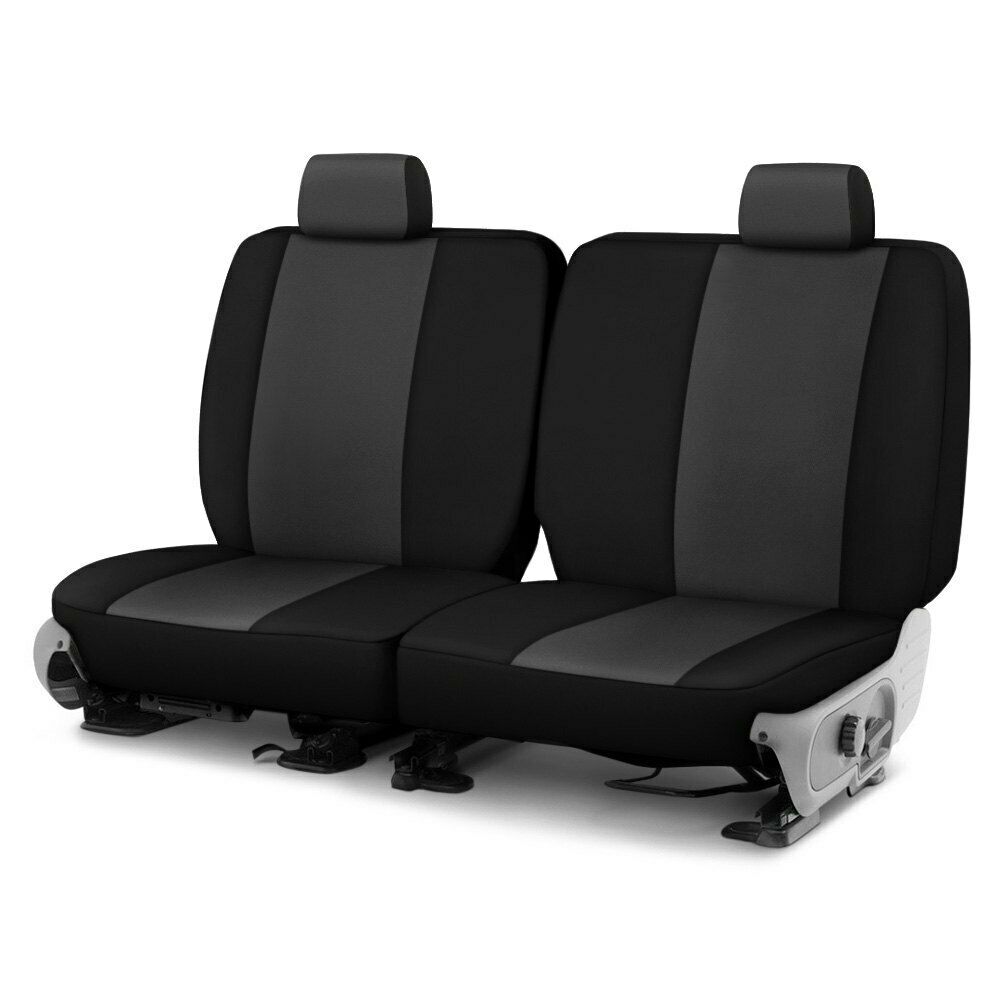 For Nissan Rogue 16-20 Genuine Neoprene™ 3rd Row Charcoal with Black Custom Seat