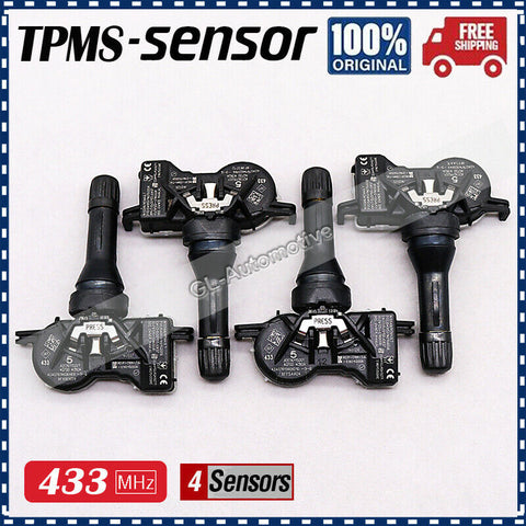 40700-4CB0A 4PCS TPMS Tire Pressure Sensor 433MHz For Nissan Altima Rogue Leaf