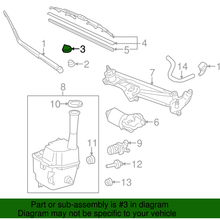 Genuine Genuine Toyota Wiper Arm Nut Cover/cap 85292-AA010