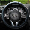 3D Massage Car Steering Wheel Cover For Car PU Leather Black Fit 38cm / 15 in