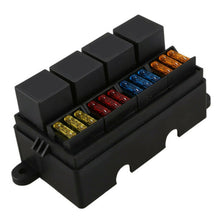 Car 12 Way Blade Fuse Box 12V 40A Relays Holder Plastic Universal Waterproof