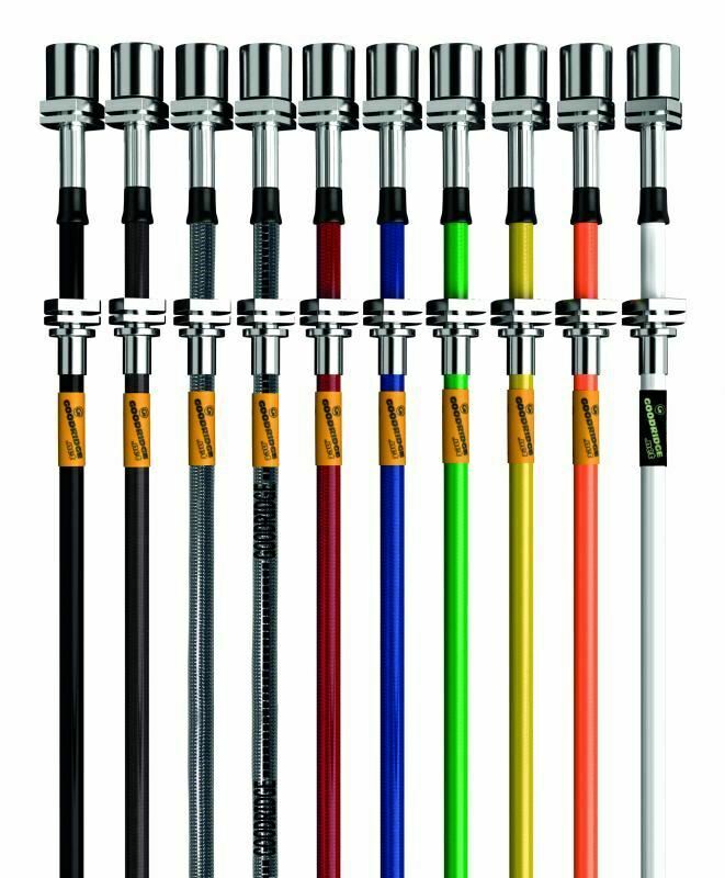 Goodridge Red Braided Clutch Hose fit Toyota Celcia GT4 (ST185)