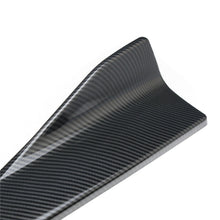 Carbon Fiber Style Car Rear Side Skirts Lip Splitter Winglet Diffuser Extension