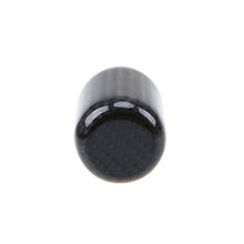 Universal Glossy Black Real Carbon Fiber Car Gear Shift Lever Knob Accessories