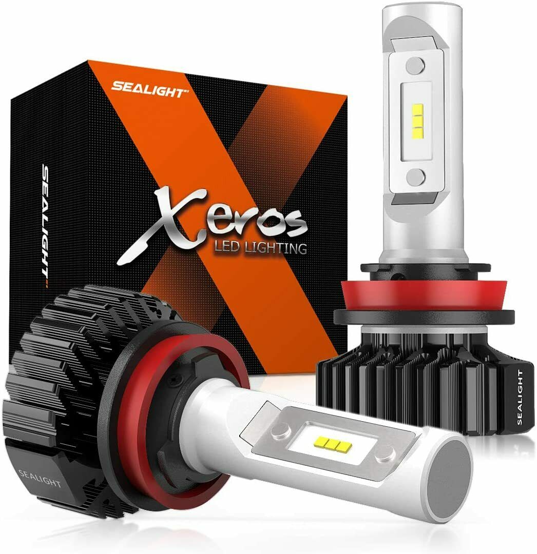 2X SEALIGHT H11 LED Headlight Bulb H8 H9 LED Bulbs 6500K Low Beam Fog Light Kits