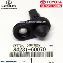 NEW GENUINE OEM TOYOTA LEXUS SCION DOOR COURTESY LAMP SWITCH ASSY 84231-60070