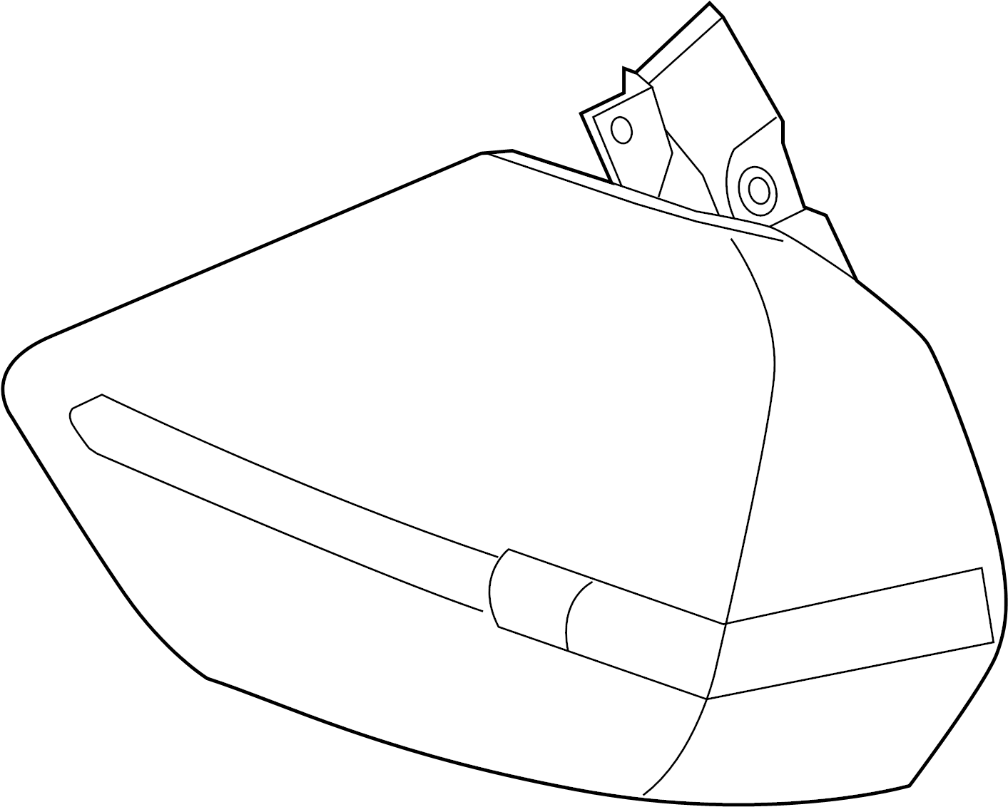 Nissan 26555-6FL0D Tail Light (Left, Rear).