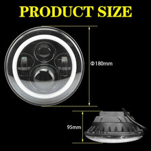 2007-17 For Jeep Wrangler JK Halo LED Headlights + Halo LED Fog Lights Combo Kit