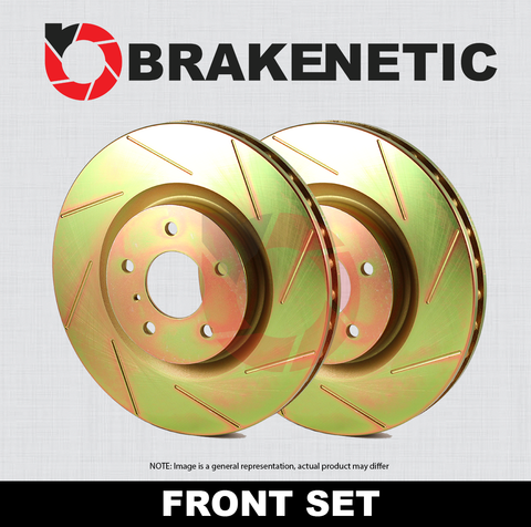 [FRONT SET] BRAKENETIC SPORT SLOTTED Brake Disc Rotors BNS44206.SS