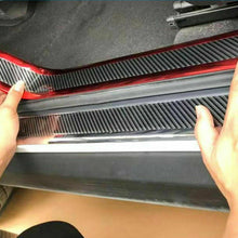 Car Sticker Parts Accessories 5D Carbon Fiber Molding Door Sill Rubber US NEW