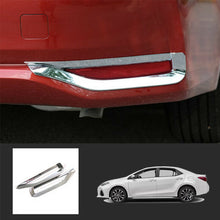 For Toyota Corolla 2019-2020 steel silver rear bumper Fog Light Lamp Cover trim