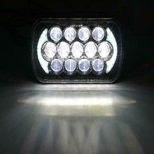 7x6 5X7 120W LED Headlight Halo DRL For 86-95 Jeep Wrangler YJ Cherokee XJ Chevy