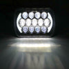 7x6 5X7 120W LED Headlight Halo DRL For 86-95 Jeep Wrangler YJ Cherokee XJ Chevy