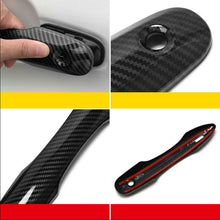 Carbon Fiber Style Door Handle Cover Trim For Toyota Corolla Hatchback 2019