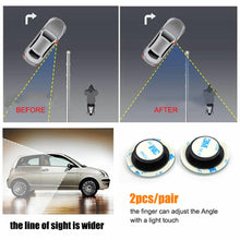 1*2Pcs small round mirror blind spot car rearview mirror auxiliary mirro