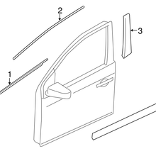 Genuine Nissan Lower Molding 80870-DF30A