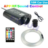12V RGBW LED Car Star Ceiling Light Kit + 300x Fiber Optic Strip Bluetooth APP